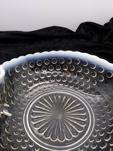 Vintage Anchor Hocking ? Irisierende Hobnail Windelschale - Bild 10 von 12