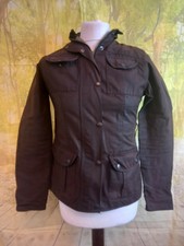 Game Technical Apparel Gb Brown 100% Waxed Cotton Wax Jacket. Uk Women's Size 10
