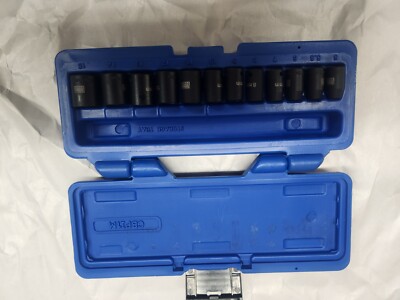 Cornwell Tools 1/4 Inch 12 Piece Metric Impact Socket Set