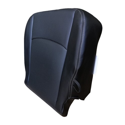 For 2013-2018 Dodge Ram 1500 2500 Laramie Driver Bottom Leather Seat Cover Black - Picture 3 of 10