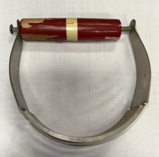 Vintage EKCO Dough Blender Red & White Wood Handle Made In The USA Kitchen