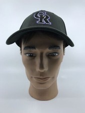 New Era Colorado Rockies GAME 59Fifty Fitted Hat Black MLB Cap Embroidered
