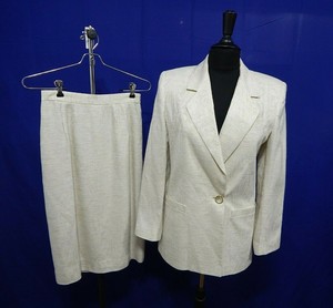 white jacket and skirt set