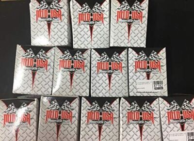Case of 12 Chrome 10 Micron Oil Filter by Mid-USA #87172 for Harley EVO OEM 6379