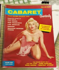 CABARET Quarterly Western Roundup Burlesque Photos 1957 Girlie Magazine
