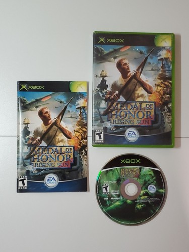 Medal of Honor Rising Sun - Xbox, 2003 - CIB COMPLETE W/MANUAL - Tested