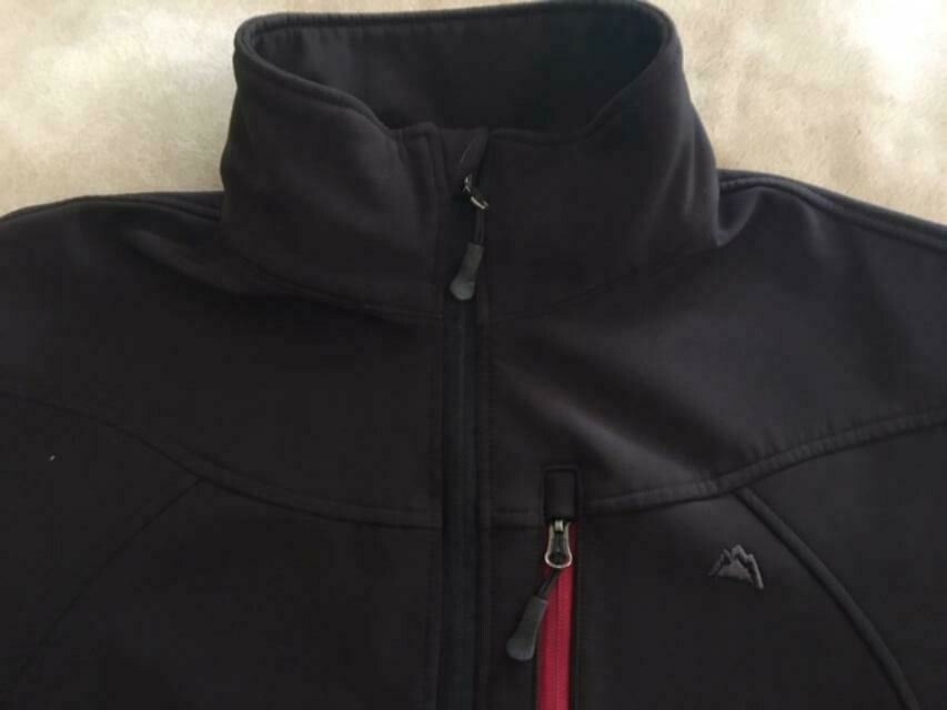 SNOZU Performance Soft Shell Full Zip Brown Men's… - image 3