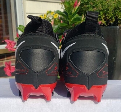 NIKE ALPHA MENACE PRO 3 MID FOOTBALL CLEATS WHITE BLACK RED NAVY BLUE CT6649 - Picture 13 of 56