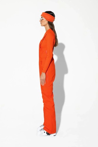 Halfdays Carson Babero Nieve Esquí Pantalones Naranja 20K Impermeable Mujer XS Corto $345 - Imagen 4 de 15