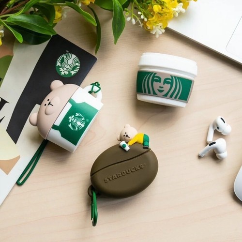 New 2022 China Starbucks Coffee Travel Earphone protector Case For Airpods - Picture 1 of 13