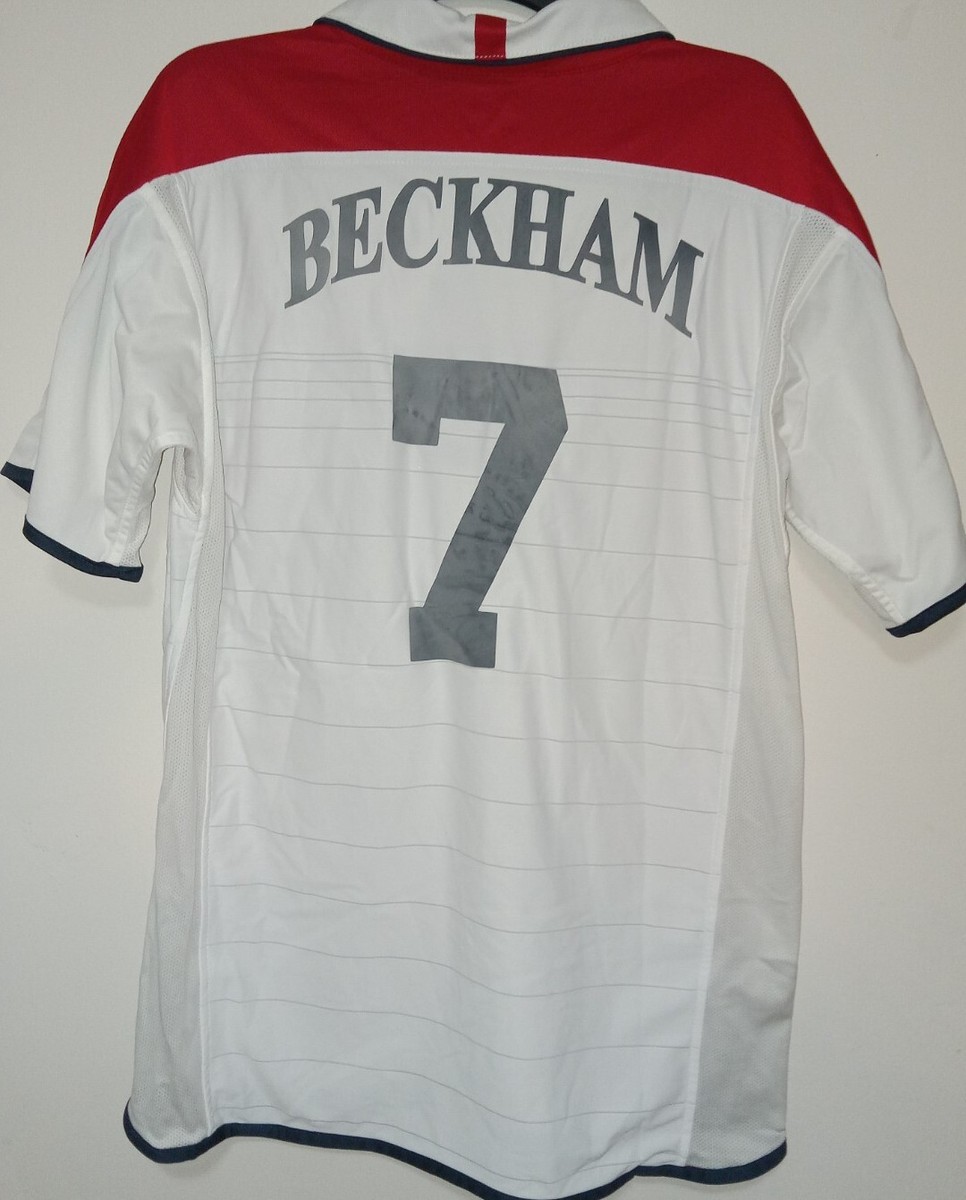 VtG 2003-05 Umbro England Home Soccer Football Jersey #7