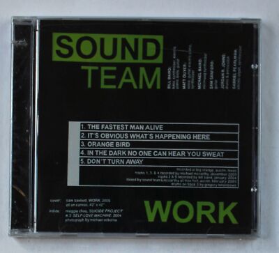 Sound Team Work US CD 2005 Sealed! Indie Rock
