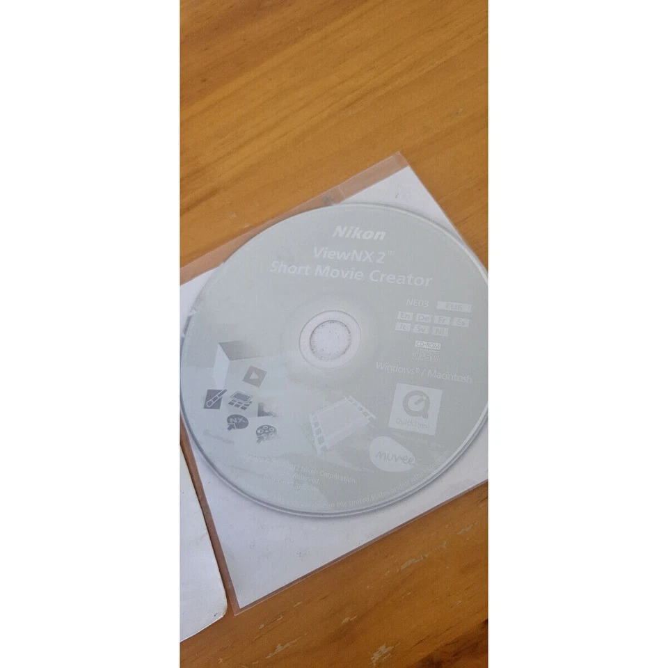 Nikon ViewNX2 Short Movie Creator Reference Manual CD Software For PC/Macintosh - Image 3 of 4