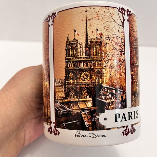 Dessapt Editions Coffee Tea Mug Paris Eiffel Tower Signed 10oz Souvenir Gift - Picture 3 of 18