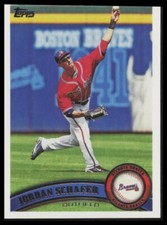 2011 Topps #437 Jordan Schafer Atlanta Braves