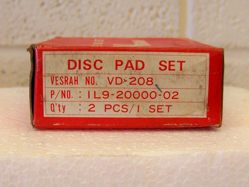Vesrah Classique Vintage Plaquettes de Frein Moto VD-208 FA34 Yamaha GX Sr XS - Picture 2 of 6