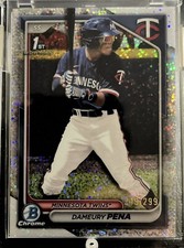 2024 Bowman Chrome - Prospects Speckle Refractor #BCP-167 Dameury Pena /299 (RC)