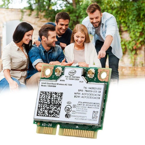 Für Intel 7260HMW Dualband Wireless-AC 7260 867Mbps BT Wifi Hot For Intel Q2025 - Zdjęcie 7 z 8