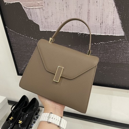 Valextra Leather Women's Bag Vintage Shoulder Crossbody Commuter Bag Handbag 22 - Picture 26 of 27
