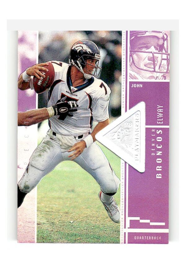 1998 SPx Finite John Elway Spectrum #/1375 #97 CAP110