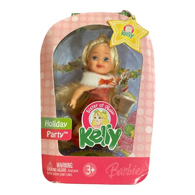 Kelly Holiday Party Kelly Doll #J6102 Never Removed from Pack 2006