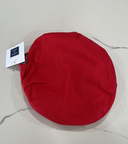 Janie & Jack Red Wool Newsboy Flat Cap Size 12-24 months AK97