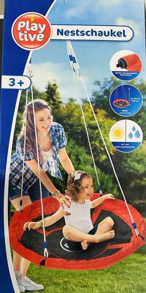 Nestschaukel Tellerschaukel Kinderschaukel Rundschaukel Schaukel 150Kg-image
