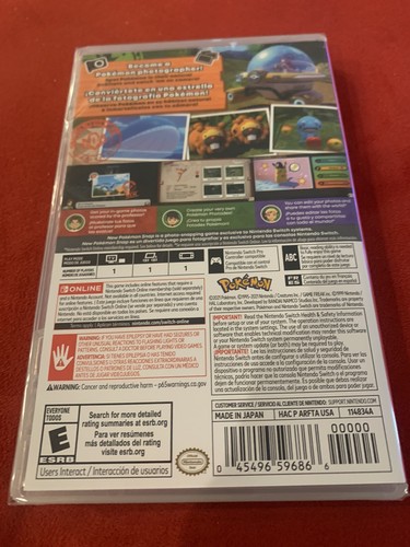 New Pokemon Snap (Nintendo Switch, 2021) Brandneu Factory Sealed Spiel - Bild 2 von 2