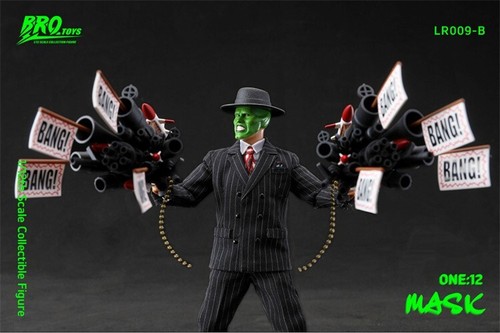 Figura de acción BROTOYS The Mask Jim Carrey LR009 B 1/12 preventa - Imagen 6 de 9