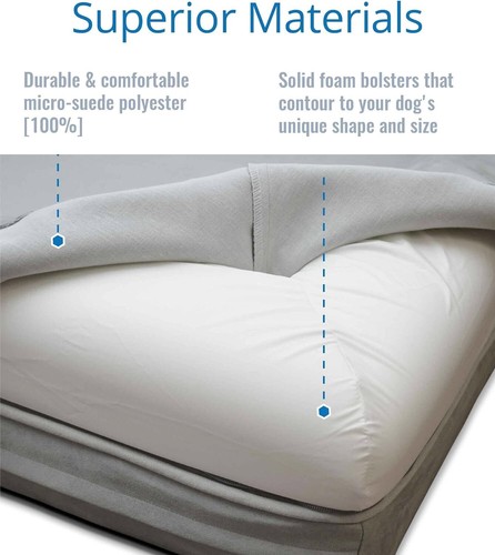 PetFusion BetterLounge Dog Pet Bed Solid Orthopedic Memory Foam, Waterproof line - Picture 4 of 7
