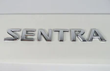 Nissan Sentra Emblem 2004-2012 Rear Trunk Chrome Badge Nameplate Letters Logo