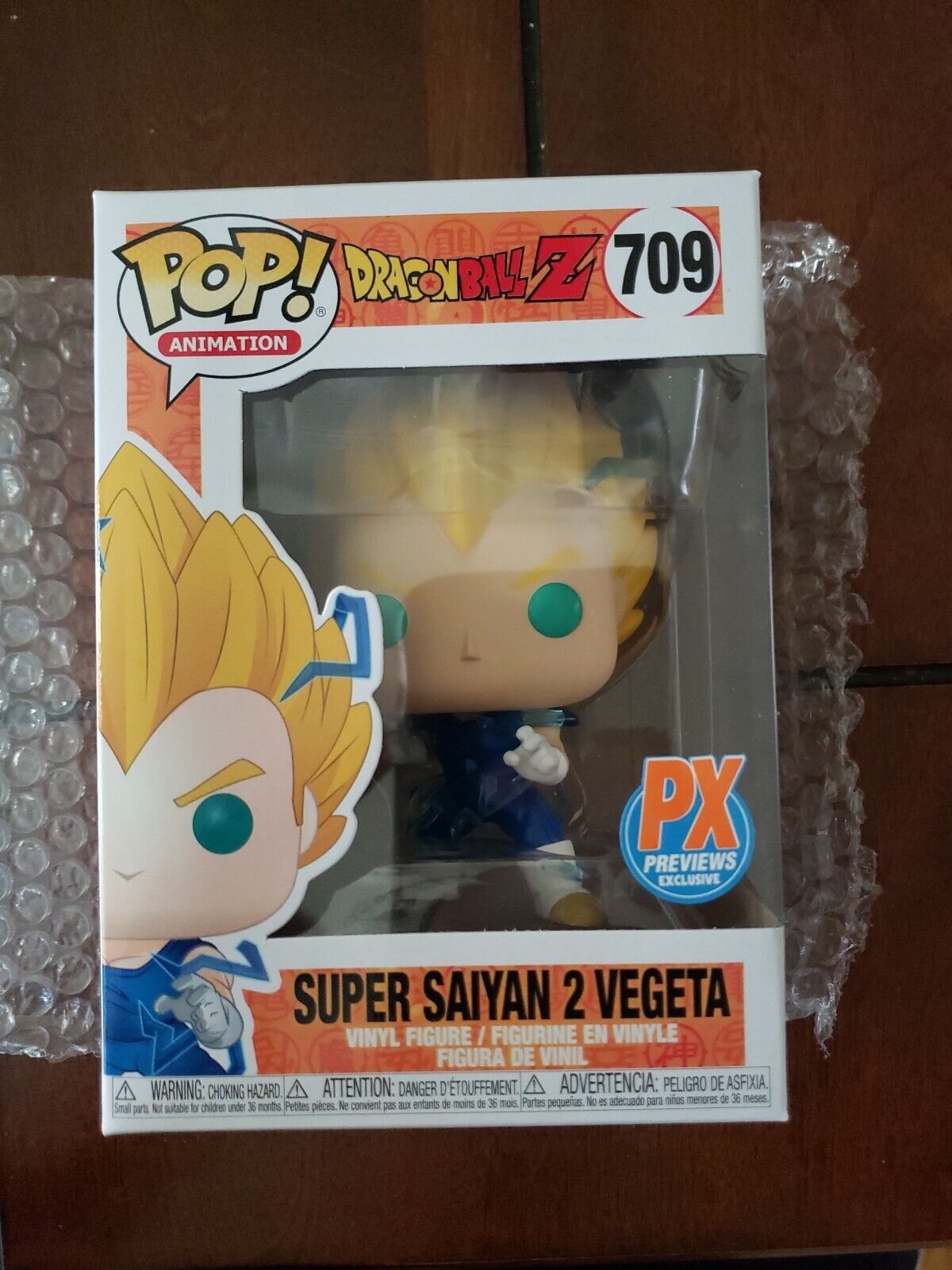  Funko Pop! Animation Dragon Ball Z: Super Saiyan 2 Vegeta Vinyl  Figure, Multicolor, Model:FU43008 : Funko: Toys & Games