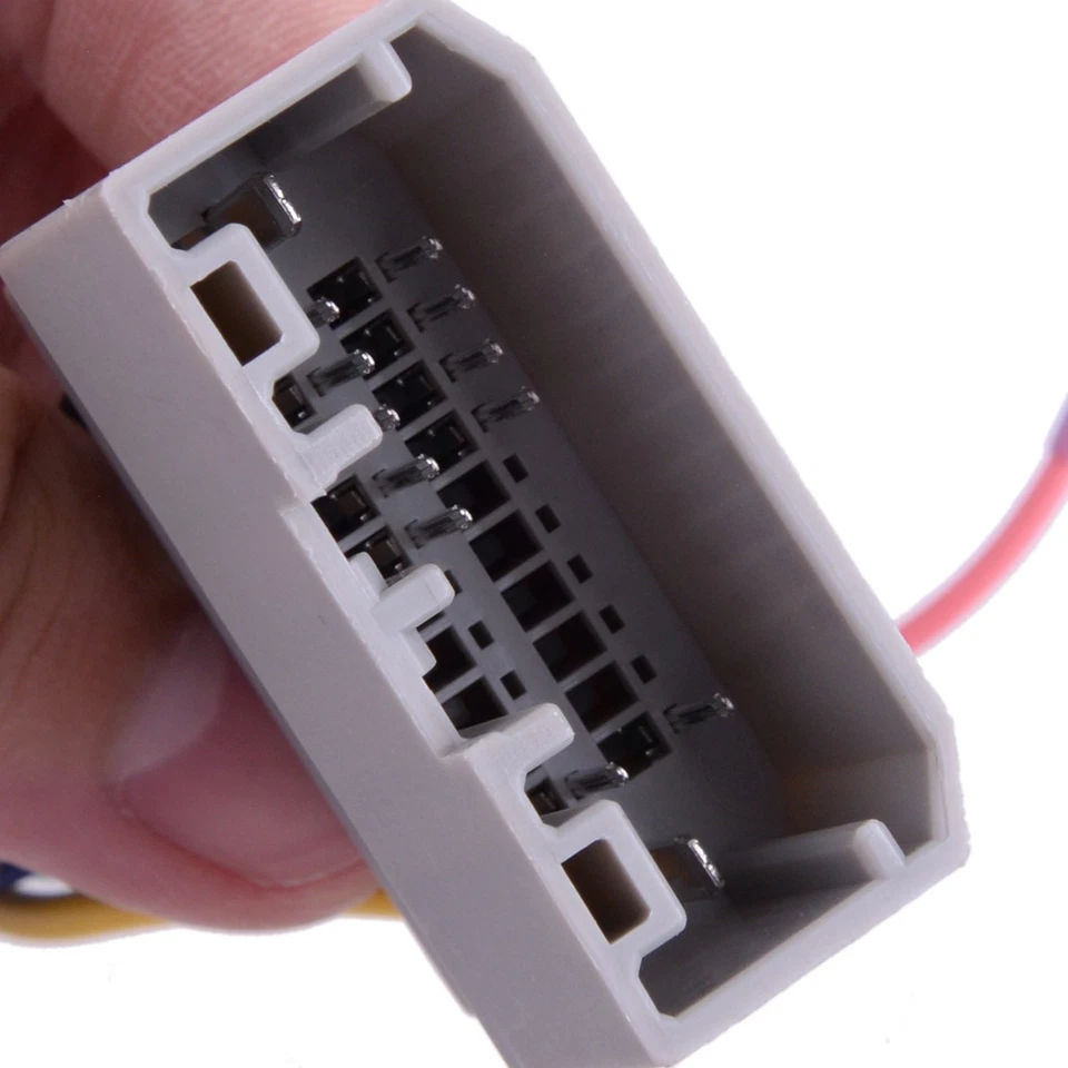 16Pin Radio Wiring Harness Connector Fit For Jeep Wrangler JK Compass MK49 - Immagine 4 di 4
