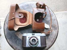 Vintage Spartus "35" 35mm Camera With Case Leather Untested