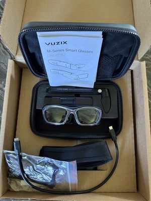 Vuzix M400 472 ('23) Augmented Reality Smart Glasses with 4800 Power Bank