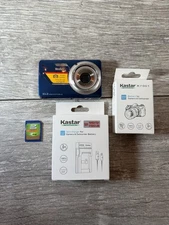 Kodak EasyShare M320 Digital Camera Charger Battery SD Card Tested