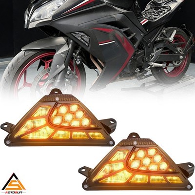 専用ページ④ Front LED Turn Signals Light For KAWASAKI NINJA 250 300 400 650