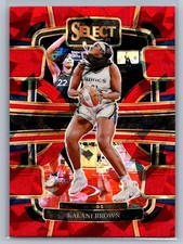 2024 Panini Select WNBA #10 Kalani Brown Red Ice Prizms
