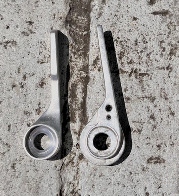 Vintage Campagnolo C- Record Syncro Shift Levers, Indexed/Friction