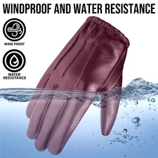 Made With Kevlar Police Force Anti Slash Fire Resistant Leather Driving Gloves