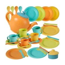 Buyger Kids Kitchen Accessories and Tea Set for Kids, Toddler Play ... Fast Ship