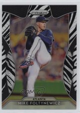 2019 Panini Prizm Tier II Zebra Prizm 95/99 Mike Foltynewicz #186 06xp