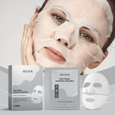 Collagen Sheet Mask Box, Hyaluronic Acid Niacinamide, Hydrating Brightening