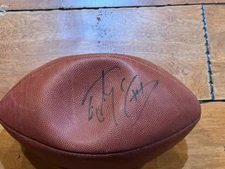 UNKNOWN SIGNED OAKLAND RAIDERS GAME USED WILSON PRO FOOTBALL (FROM EQUIP MANAGER