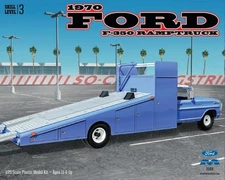 MOEBIUS  1/25 1970 Ford F350 Ramp Truck Model Kit MOE2588-NEW