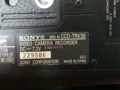 Sony CCD-TRV36 HI8 8mm Video8 camera Camcorder VCR WORKS + ACCESSORIES NICE!! - Picture 4 of 7