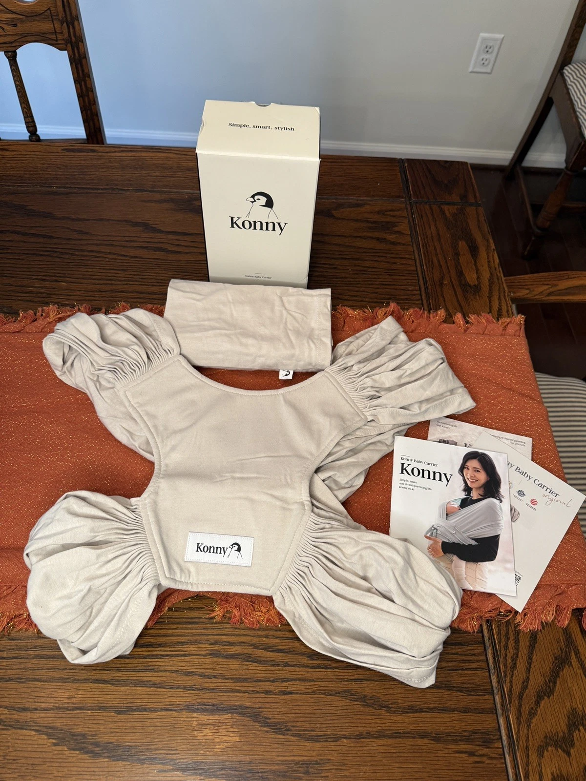 Konny Baby Carrier AirMesh Premium Summer Beige Size Small New in Box