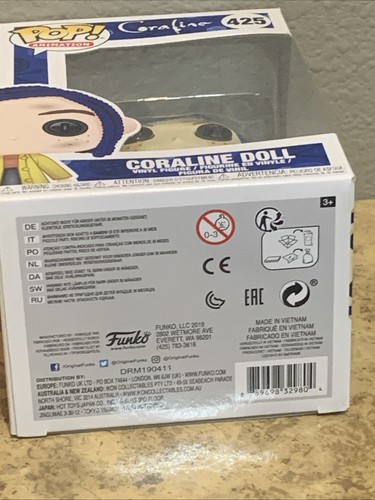 Funko Pop! Vinile: Coraline - Bambola Coraline #425 - Foto 5 di 6