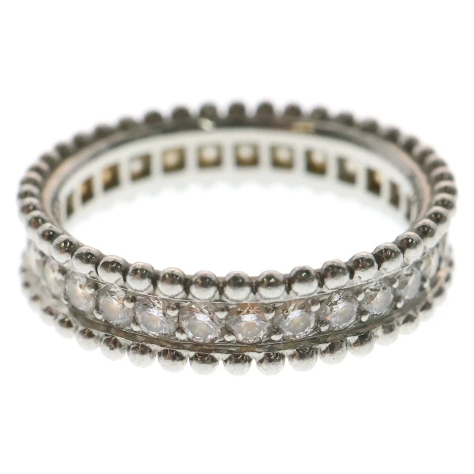 Anillo de eternidad Van Cleef & Arpels éster diamante platino Pt950 #51 joyería usado 8 Foto 4 de 4