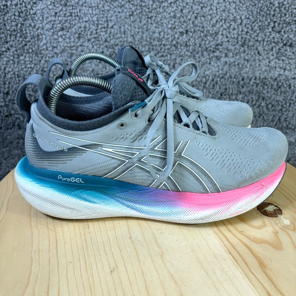 Zapato para correr Asics Gel Nimbus 25 para mujer talla 8 de caña baja para gimnasio entrenamiento Foto 3 de 4